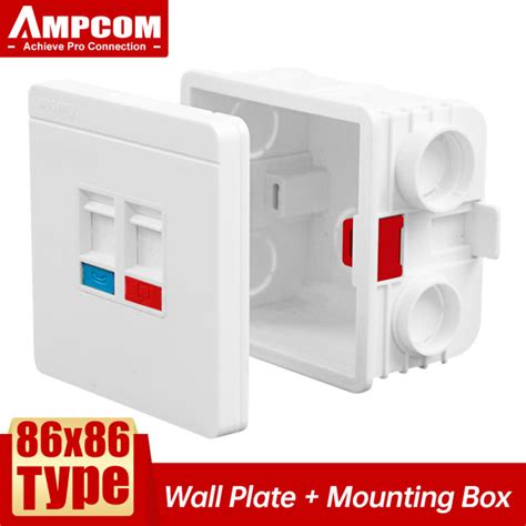 how to mount faceplate to electrical box|outlet plate flat wall.